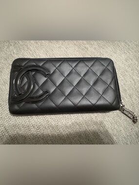 CHANEL  Cambon Zipper Organizer with CC Logo - COA included